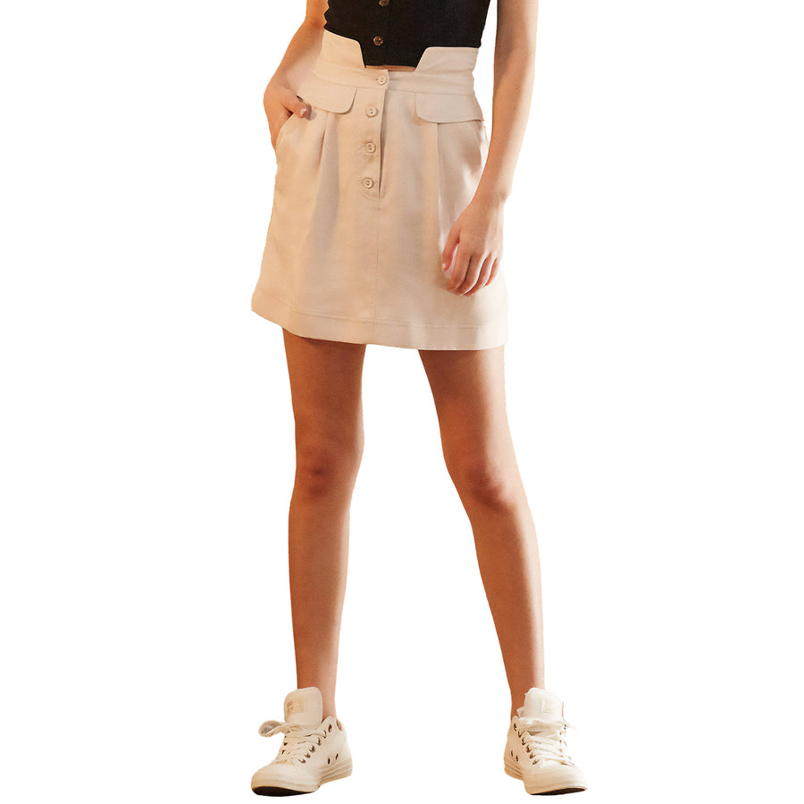 Women's High Waisted Utility Skirt