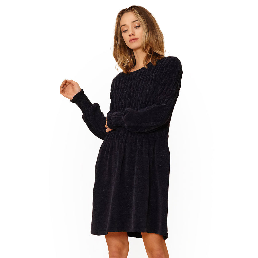 Women's Midnight Sweater Dress in Midnight