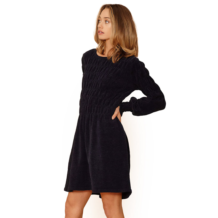 Women's Midnight Sweater Dress in Midnight