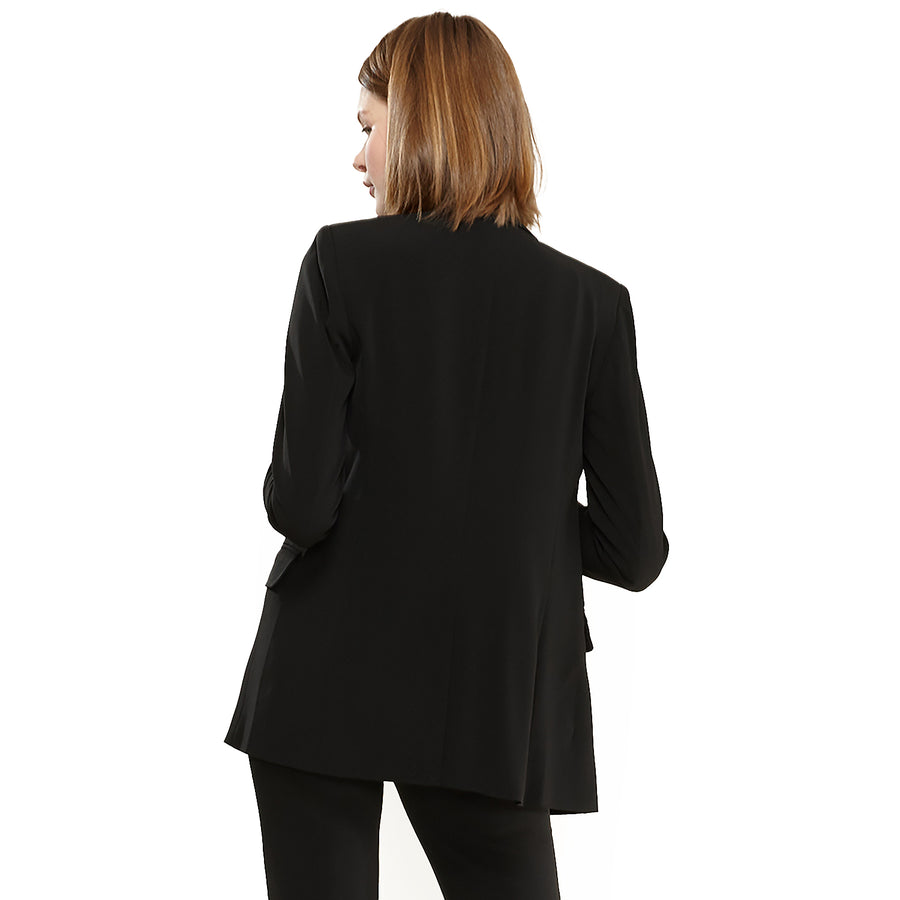 Women's Double Breasted Blazer In Black