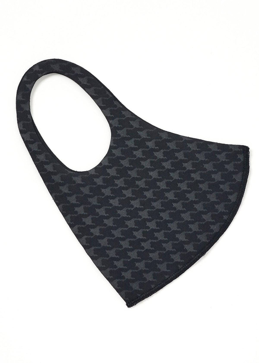 Konus Anti Bacterial Houndstooth 3D Mask in Black [3PCS SET] - shopatkonus