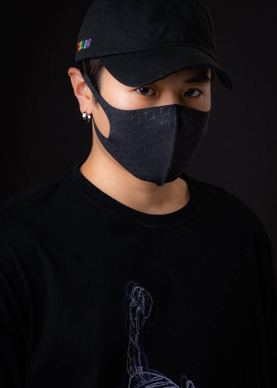 Konus Anti Bacterial Starlink 3D Mask in Black [3PCS SET] - shopatkonus
