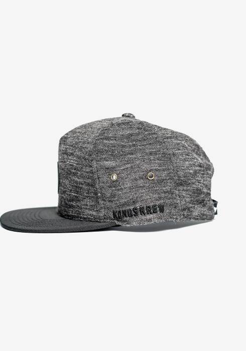 Konus Men's 5 Panel Hat With Adjustable Strap  in Black - shopatkonus