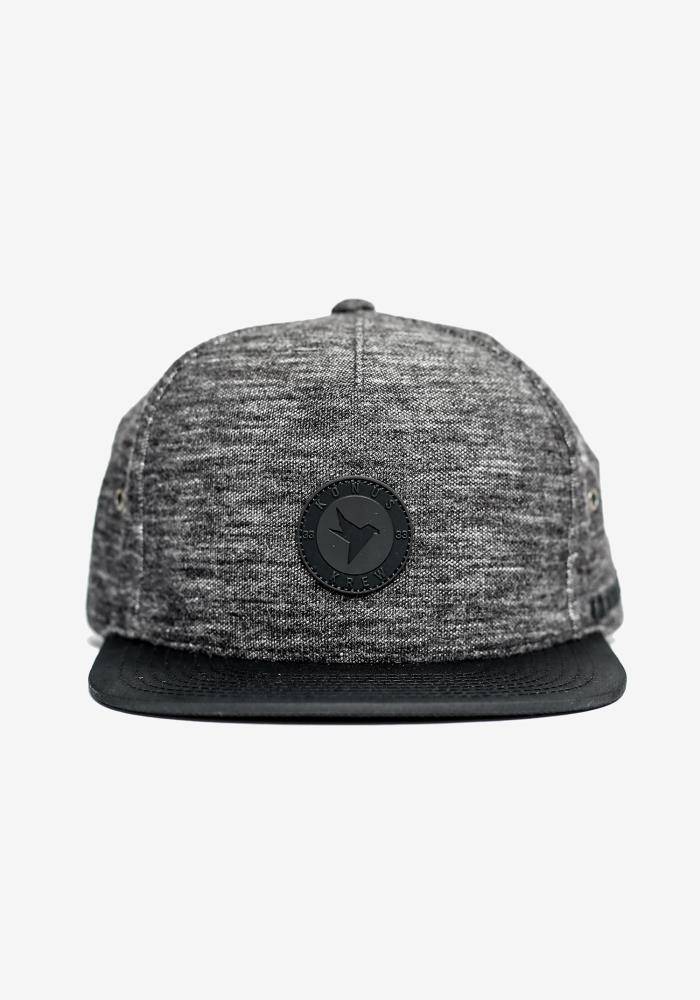 Konus Men's 5 Panel Hat With Adjustable Strap  in Black - shopatkonus