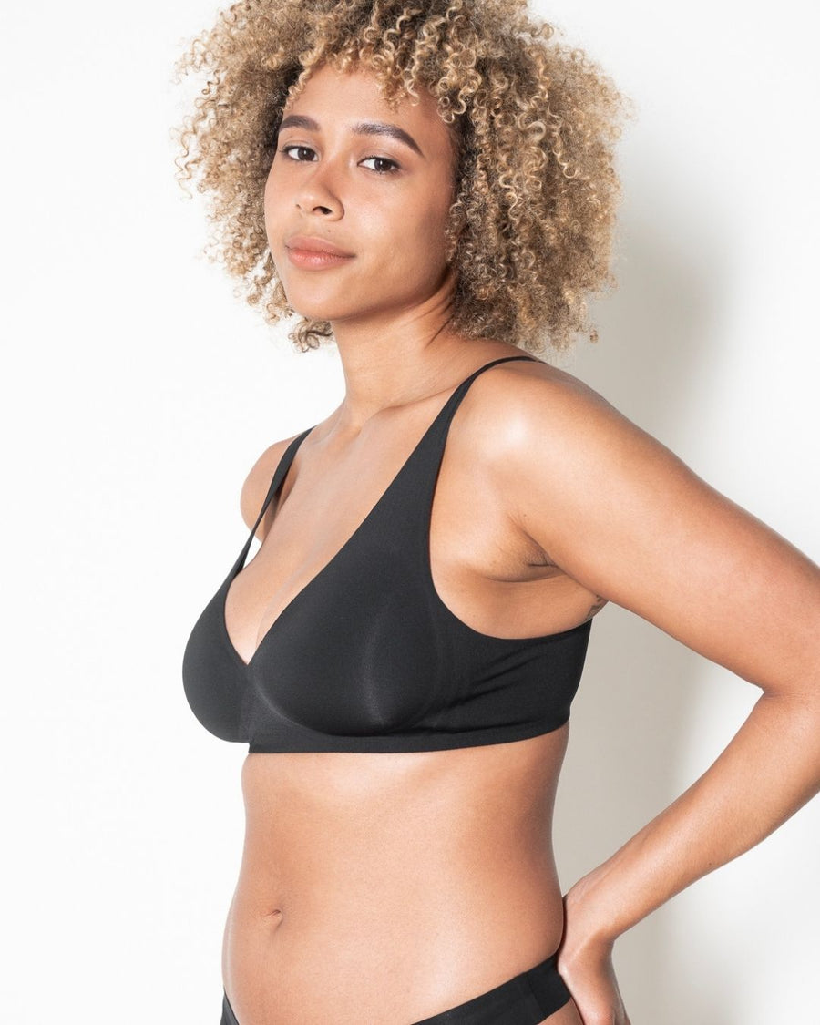 Second Skin Scoop Seamless Pullover Bra  Wireless, Comfy, Soft – Seamless  Lingerie